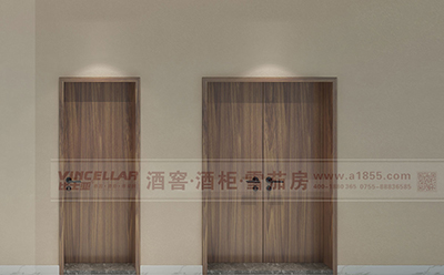 極簡(jiǎn)系列全實(shí)木酒窖門(mén)效果圖